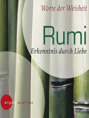 cover image of Rumi--Erkenntnis durch Liebe